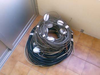 04 - VIENTOS DE 6 M.M. CON SUS CABLES COAXIALES
